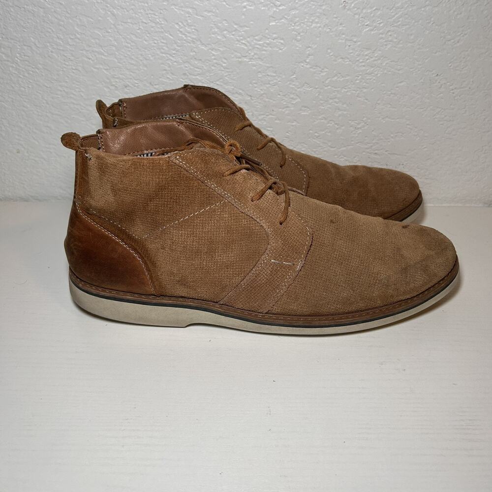 Nunn Bush Men’s Barklay Plain Toe Chukka Boot Suede Leather 84793-909 Size 11.5M